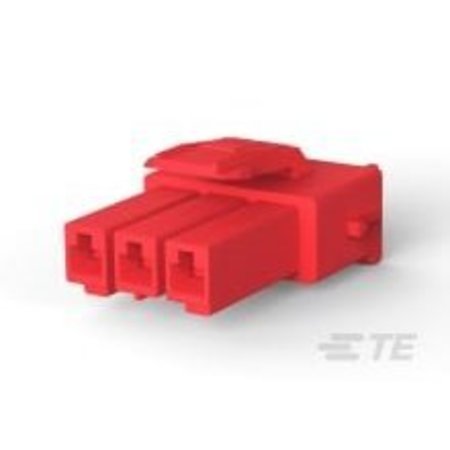 TE CONNECTIVITY Rectangular Power Connector, 3 Contact(S), Female, Crimp Terminal, Plug 368571-2